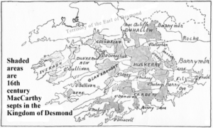 The Kingdom of Desmond now known as Munster