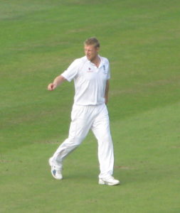 The English Cricketer Andrew Flintoff