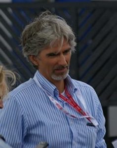 Damon Hill the famous English Formula 1 racing driver