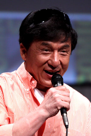 The actor and martial artist Jackie Chan