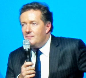 The English TV presenter Piers Morgan