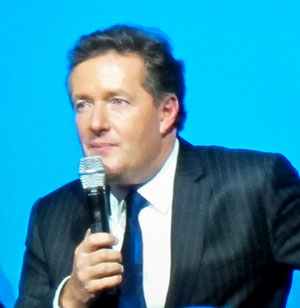 The English TV presenter Piers Morgan