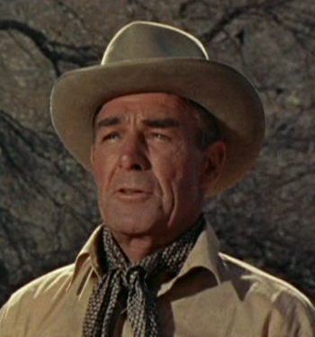 The actor Randolph Scott 