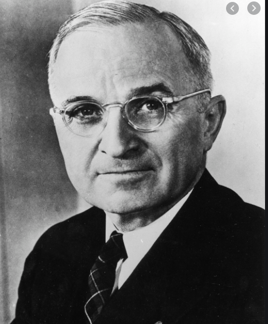 Harry Truman, the 33rd president of the United States